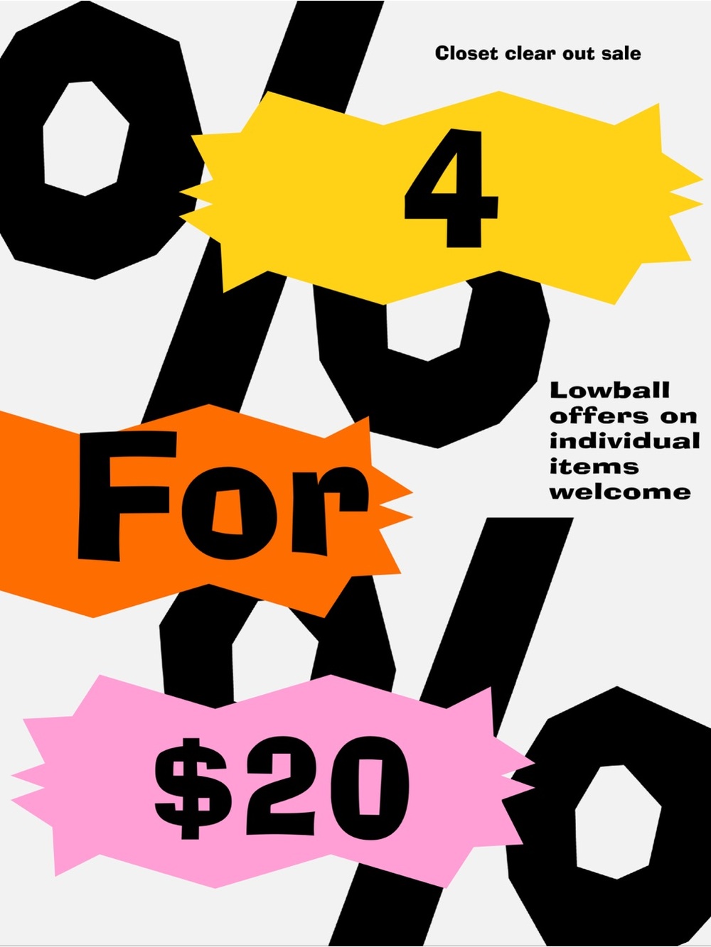 ✨4 for $20 Sale✨